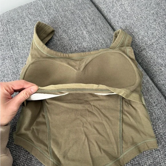 Khaki Green camisole bra top - Picture 3 of 3